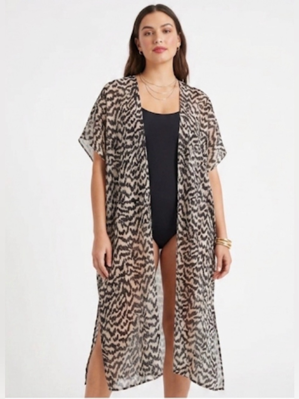 Knix Light & Flowy Sheer Swim Cover Up